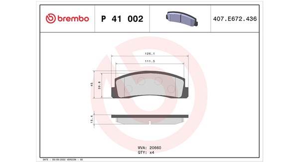 MAGNETI MARELLI Bremseklodser 363700441002 for LADA