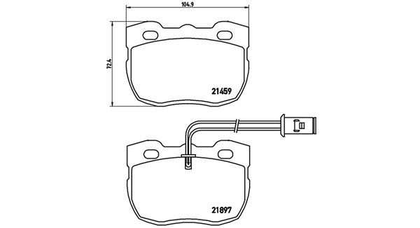 MAGNETI MARELLI Bremseklodser 363700444004 for ROVER LAND ROVER