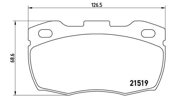 MAGNETI MARELLI Bremseklodser 363700444005 for ROVER LAND ROVER
