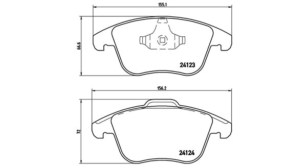 MAGNETI MARELLI Bremseklodser 363700544020 for MG (SAIC) LAND ROVER