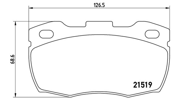 MAGNETI MARELLI Bremseklodser 363700444015 for LAND ROVER