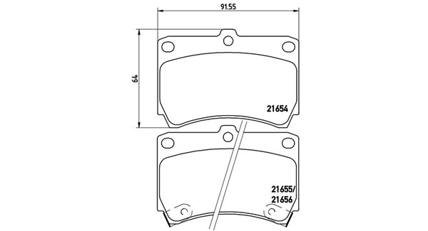 MAGNETI MARELLI Bremseklodser 363700449016 for FORD MAZDA MITSUBISHI NISSAN KIA