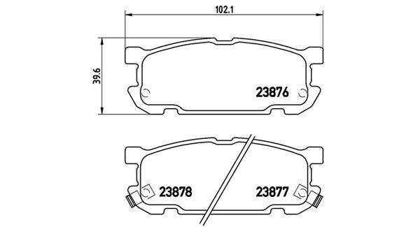MAGNETI MARELLI Bremseklodser 363700449030 for MAZDA MITSUBISHI