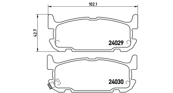 MAGNETI MARELLI Bremseklodser 363700449031 for MAZDA MITSUBISHI
