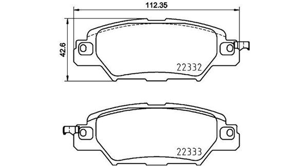 MAGNETI MARELLI Bremseklodser 363700449053 for MAZDA
