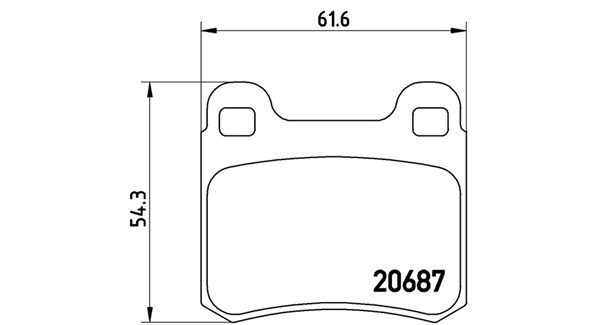 MAGNETI MARELLI Bremseklodser 363700450007 for MERCEDES-BENZ