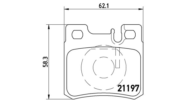 MAGNETI MARELLI Bremseklodser 363700450009 for MERCEDES-BENZ