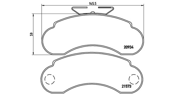 MAGNETI MARELLI Bremseklodser 363700450021 for MERCEDES-BENZ