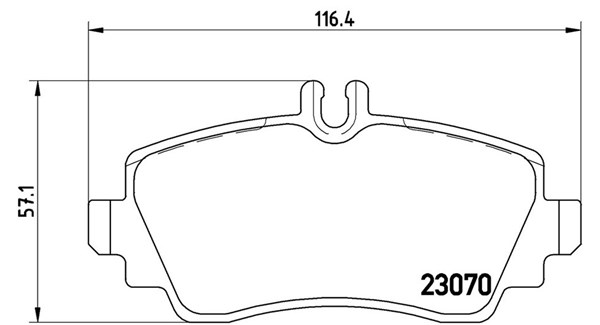 MAGNETI MARELLI Bremseklodser 363700450035 for MERCEDES-BENZ