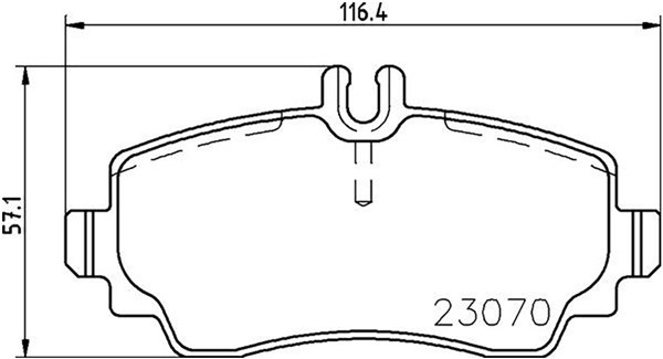 MAGNETI MARELLI Bremseklodser 363700450047 for MERCEDES-BENZ