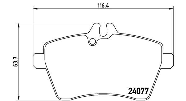 MAGNETI MARELLI Bremseklodser 363700450056 for MERCEDES-BENZ