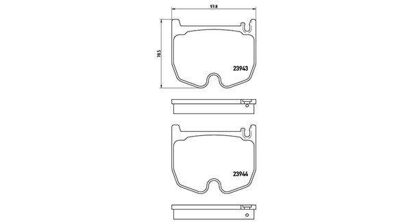MAGNETI MARELLI Bremseklodser 363700450062 for MERCEDES-BENZ