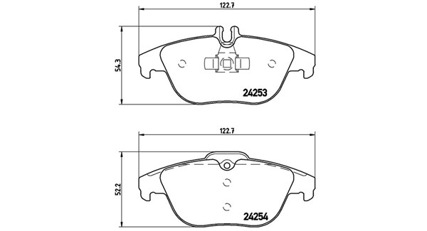 MAGNETI MARELLI Bremseklodser 363700550068 for MERCEDES-BENZ