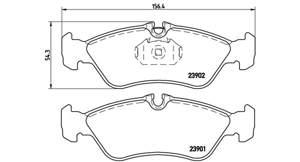 MAGNETI MARELLI Bremseklodser 363700450082 for MERCEDES-BENZ VW