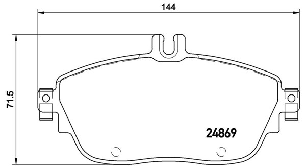 MAGNETI MARELLI Bremseklodser 363700550093 for MERCEDES-BENZ INFINITI