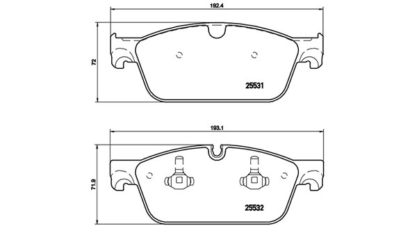 MAGNETI MARELLI Bremseklodser 363700450102 for MERCEDES-BENZ