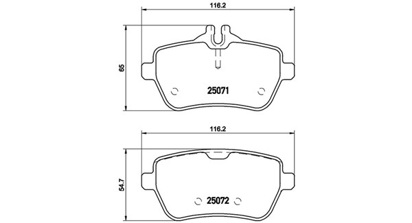 MAGNETI MARELLI Bremseklodser 363700450103 for MERCEDES-BENZ