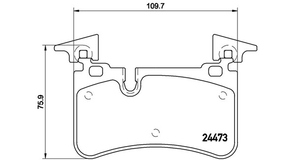 MAGNETI MARELLI Bremseklodser 363700450113 for MERCEDES-BENZ