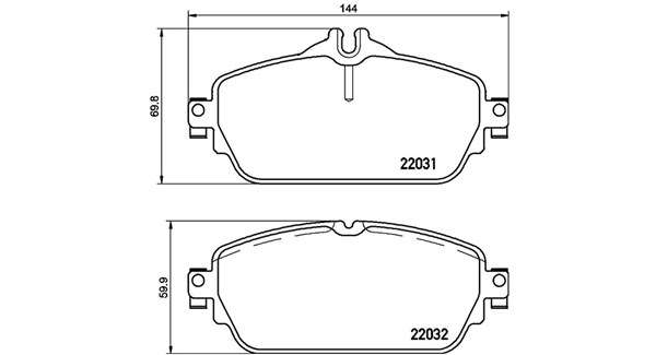 MAGNETI MARELLI Bremseklodser 363700450118 for MERCEDES-BENZ