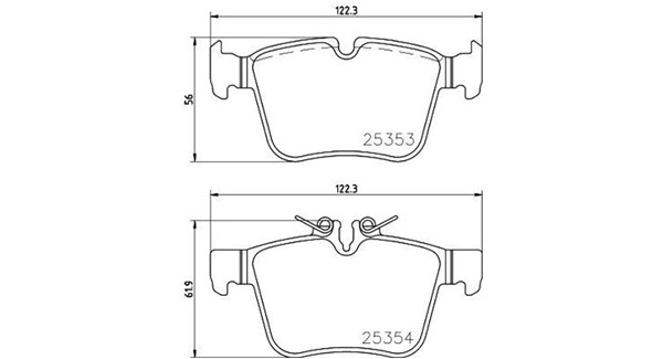 MAGNETI MARELLI Bremseklodser 363700450122 for MERCEDES-BENZ