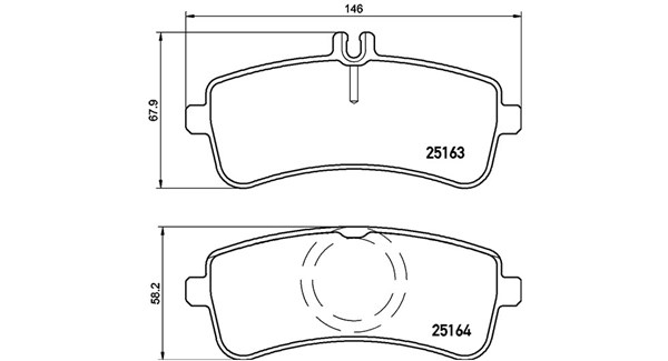 MAGNETI MARELLI Bremseklodser 363700450125 for MERCEDES-BENZ