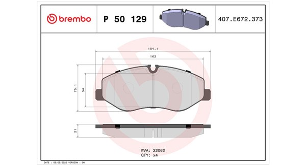 MAGNETI MARELLI Bremseklodser 363700450129 for MERCEDES-BENZ MERCEDES-BENZ (FJDA)