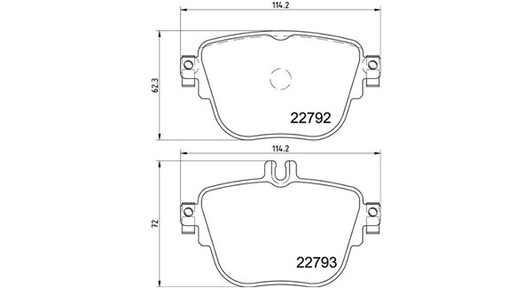 MAGNETI MARELLI Bremseklodser 363700450141 for MERCEDES-BENZ