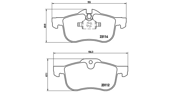 MAGNETI MARELLI Bremseklodser 363700452017 for MG (SAIC) MG ROVER ROEWE (SAIC)