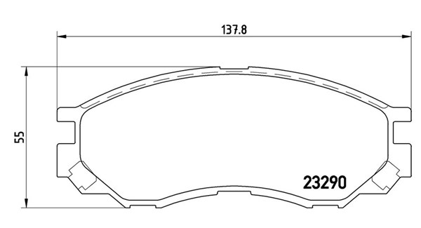 MAGNETI MARELLI Bremseklodser 363700454020 for MITSUBISHI NISSAN FENGXING