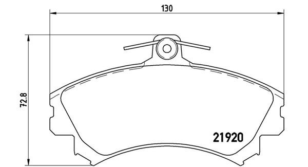 MAGNETI MARELLI Bremseklodser 363700454022 for VOLVO MITSUBISHI PROTON