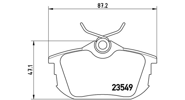 MAGNETI MARELLI Bremseklodser 363700454023 for VOLVO MITSUBISHI NISSAN PROTON SMART HAIMA (FAW)