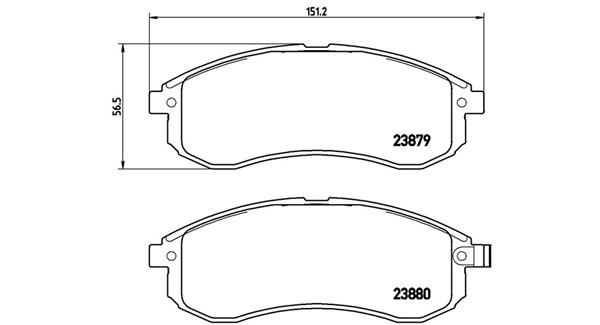MAGNETI MARELLI Bremseklodser 363700454033 for MITSUBISHI
