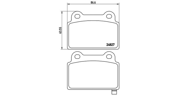 MAGNETI MARELLI Bremseklodser 363700454052 for MITSUBISHI