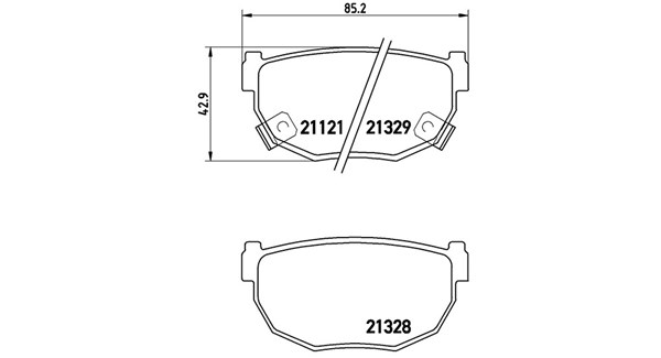 MAGNETI MARELLI Bremseklodser 363700456010 for NISSAN