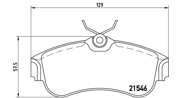 MAGNETI MARELLI Bremseklodser 363700456022 for NISSAN