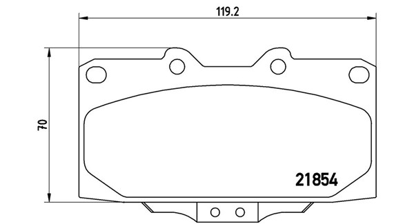 MAGNETI MARELLI Bremseklodser 363700456034 for NISSAN SUBARU