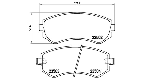 MAGNETI MARELLI Bremseklodser 363700456039 for NISSAN