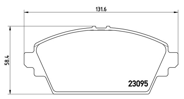 MAGNETI MARELLI Bremseklodser 363700456044 for NISSAN