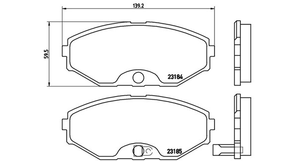 MAGNETI MARELLI Bremseklodser 363700456045 for NISSAN INFINITI