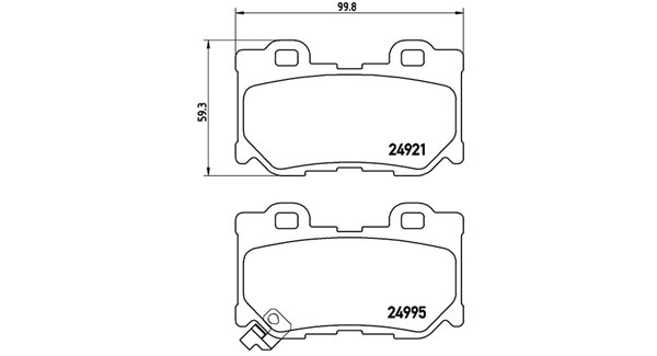 MAGNETI MARELLI Bremseklodser 363700456095 for NISSAN INFINITI