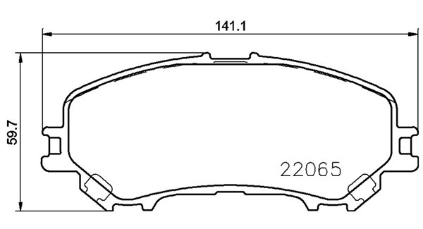 MAGNETI MARELLI Bremseklodser 363700456100 for NISSAN RENAULT NISSAN (DFAC) RENAULT (DFAC)