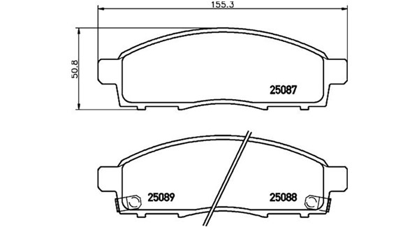 MAGNETI MARELLI Bremseklodser 363700456102 for MITSUBISHI NISSAN NISSAN (ZHENGZHOU)
