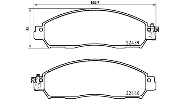 MAGNETI MARELLI Bremseklodser 363700456118 for NISSAN NISSAN (DFAC)