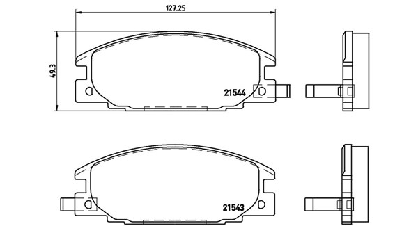 MAGNETI MARELLI Bremseklodser 363700459015 for OPEL ISUZU