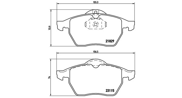 MAGNETI MARELLI Bremseklodser 363700459022 for OPEL SAAB VAUXHALL