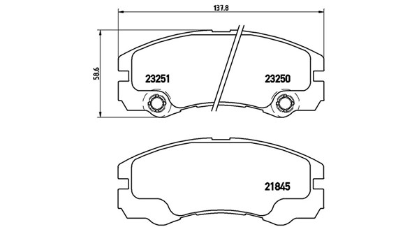 MAGNETI MARELLI Bremseklodser 363700459033 for OPEL VAUXHALL