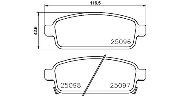 MAGNETI MARELLI Bremseklodser 363700459087 for OPEL