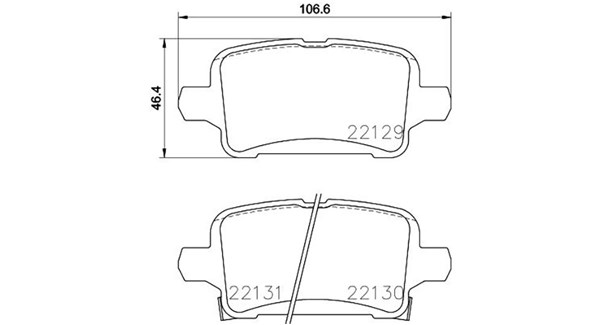 MAGNETI MARELLI Bremseklodser 363700459090 for CHEVROLET (SGM) BUICK (SGM) OPEL CADILLAC