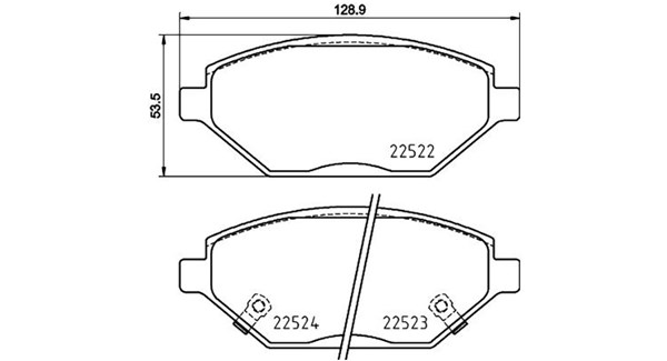 MAGNETI MARELLI Bremseklodser 363700459093 for VAUXHALL OPEL CHEVROLET