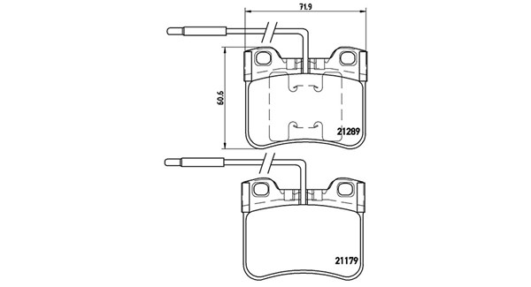 MAGNETI MARELLI Bremseklodser 363700461034 for PEUGEOT CITROËN